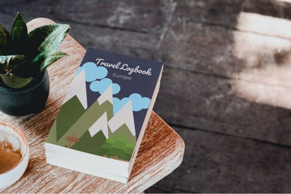 Travel Logbook Mockup 2
